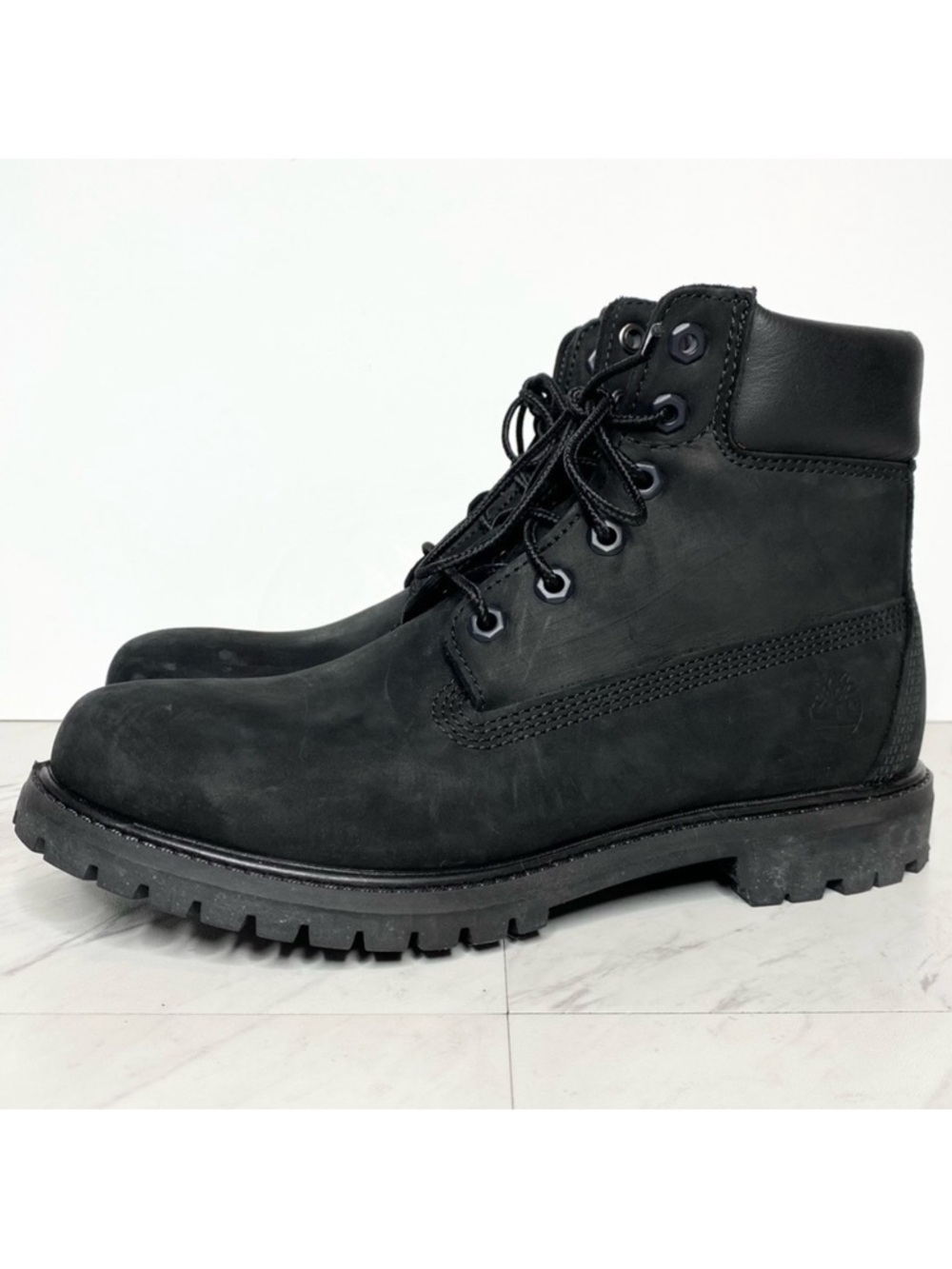 Timberland Black Nubuck Lace Up Boot 9M